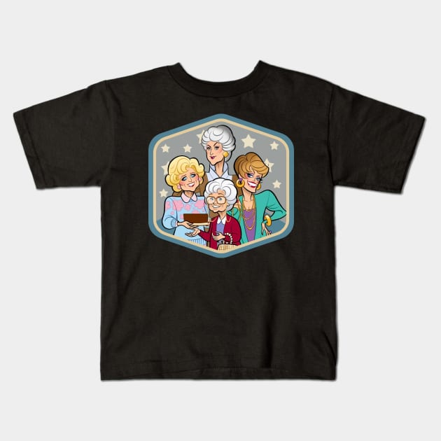 Classic Retro Sarcastic Women My Favorite Kids T-Shirt by staring girl